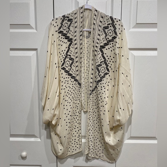 The impeccable pig Kimono Off-white & navy patrons of peace - Picture 3 of 6